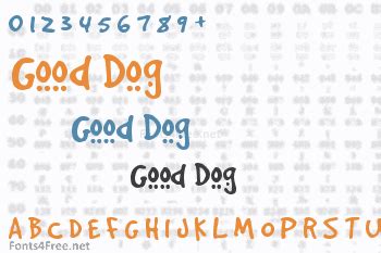 Good Dog Font Download - Fonts4Free