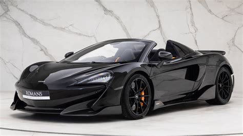 2019 McLaren 600LT Spider - Onyx Black - Walkaround & Interior | Romans International - YouTube