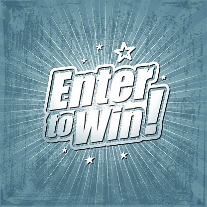 Enter To Win Banner Stock Illustration - Download Image Now - iStock