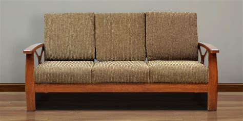 Buy Winston Solid Wood Three Seater Sofa by Hometown Online - 3 Seater ...