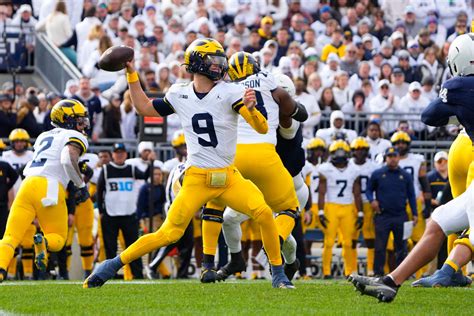 What is J.J. McCarthy’s NFL Draft stock? Michigan QB has quiet day in ...