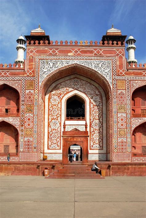 Agra. the Historical and Architectural Complex of Sikandra the Tomb of ...