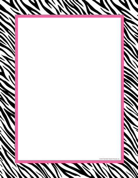 Free Zebra Print Border - ClipArt Best