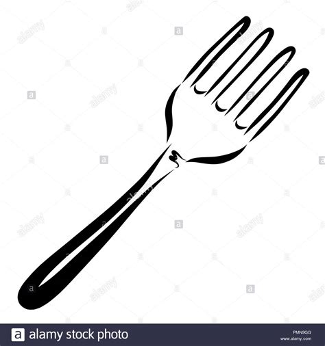 Fork Outline Stock Photos & Fork Outline Stock Images - Alamy