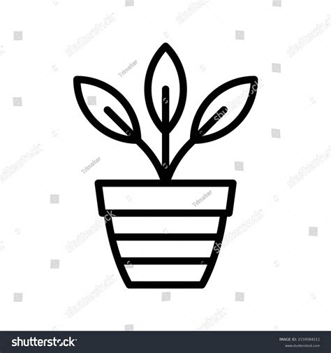 27,315 Flower Pot Line Art Images, Stock Photos & Vectors | Shutterstock