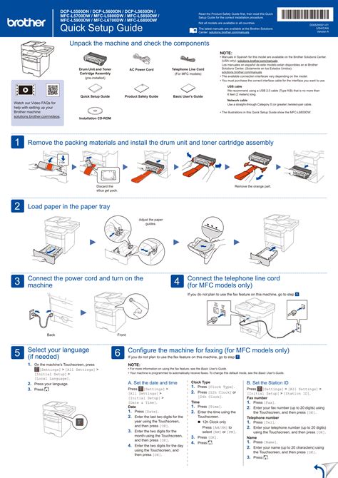 Brother Mfc L8900cdw Quick Setup Guide