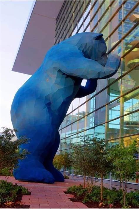 Pin by Rambles on Art | Denver blue bear, Bear sculptures, Local artists