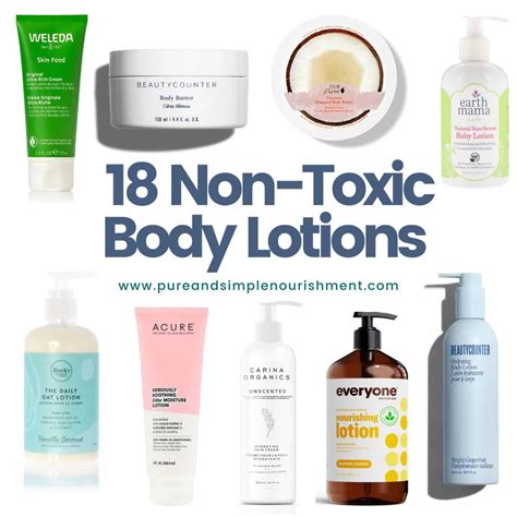 The Best Non Toxic Body Lotions - Pure and Simple Nourishment