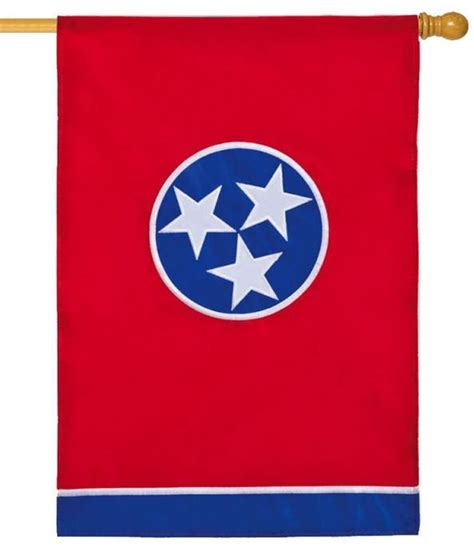 Tennessee Applique House Flag | House flags, Flag, Flag sizes