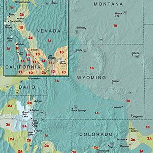 Climate Zone Map Colorado - San Antonio Map