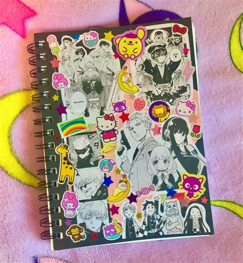 sketchbook decorating 💫🍓🍭 | Sketch book, Sketchbook cover, Book cover art