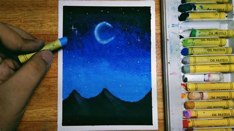 Night Sky Drawing Tutorial : Drawing Night Sky With Colored Pencils – Warehouse Of Ideas ...