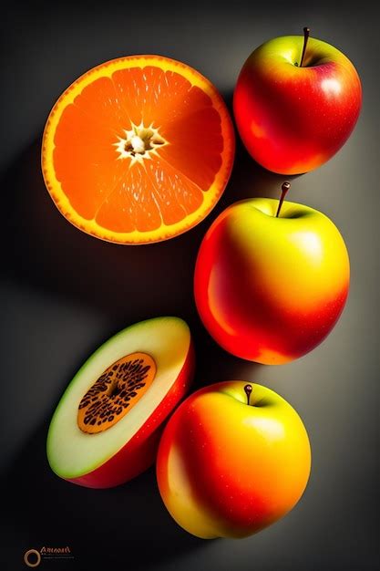 Premium Photo | A picture of a fruit with the word orange on it