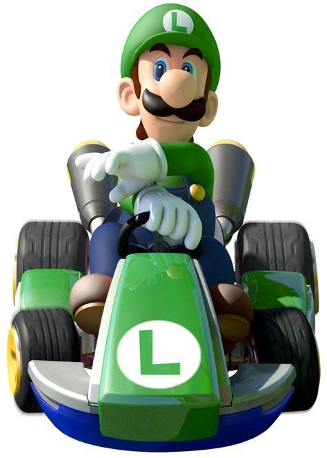 Luigi - Mario Kart 8 | Mario kart, Super mario kart, Mario kart characters