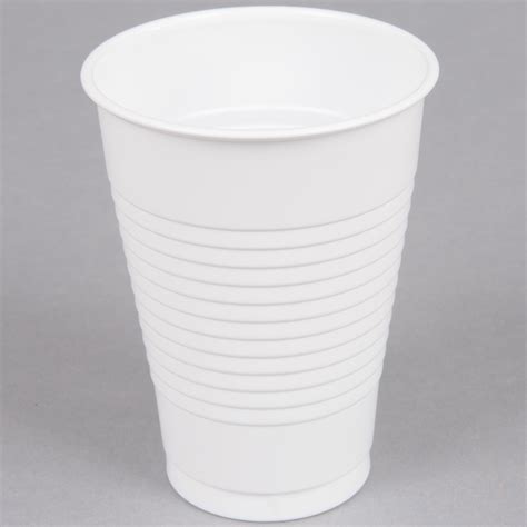 Creative Converting 28000071 12 oz. White Plastic Cup - 20/Pack