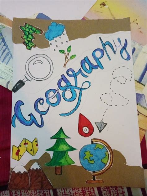 Geography cover page | Geography project, Project cover page, Cover pages