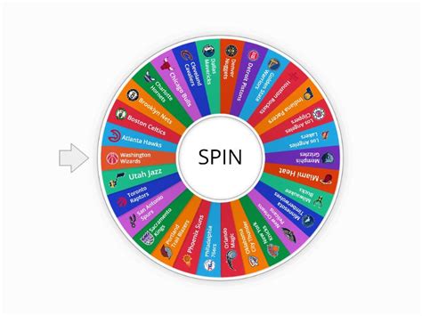 Random NBA Team Generator - Spin the wheel