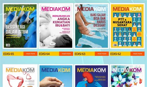 (Gratis!) Kemenkes Hadirkan Majalah Kesehatan Online, Mediakom | AtmaGo