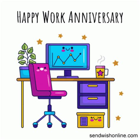 Happy Work Anniversary Graphics