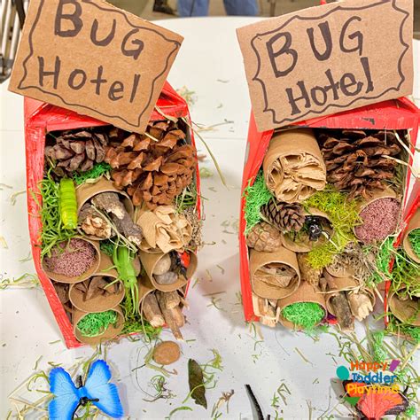 How to Make a Bug Hotel Craft: Fun Craft for Kids - Happy Toddler Playtime