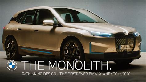 The Monolith - ReThinking Design. The first-ever BMW iX. - YouTube