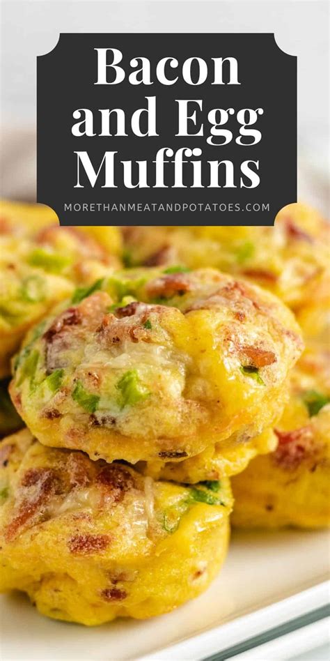 Easy Bacon And Egg Muffins Recipe