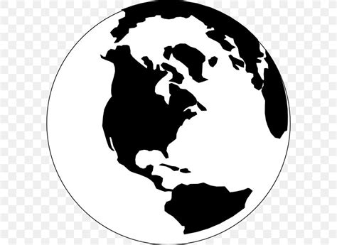 Globe World Black And White Clip Art, PNG, 594x597px, Globe, Black, Black And White, Fictional ...