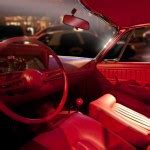 RED RETRO CAR INTERIOR — Stock Photo © nekitt #2098574