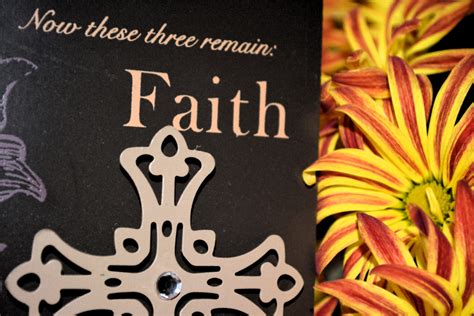 Faith Flower Mum Cross Christian Free Stock Photo - Public Domain Pictures