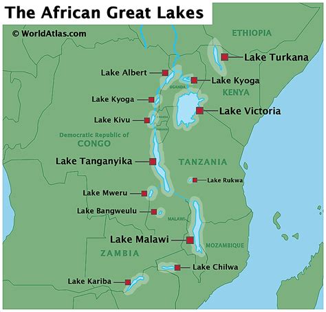 What Are the African Great Lakes? - WorldAtlas