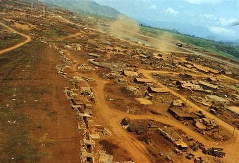 Khe Sanh 1968 - Aerial view of the entrenched camp of Khe … | Flickr