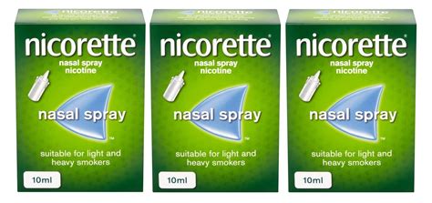 Nicorette Nasal Spray Nicotine Triple Pack Offer - 3 x 10ml