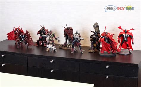 GEEK DIY BAM!: MCFARLANE SPAWN ACTION FIGURES COLLECTION DISPLAY DIY ...