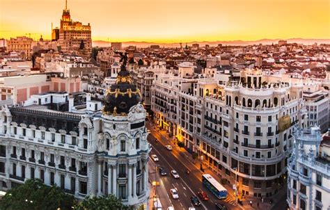 Madrid Skyline Wallpapers - 4k, HD Madrid Skyline Backgrounds on ...