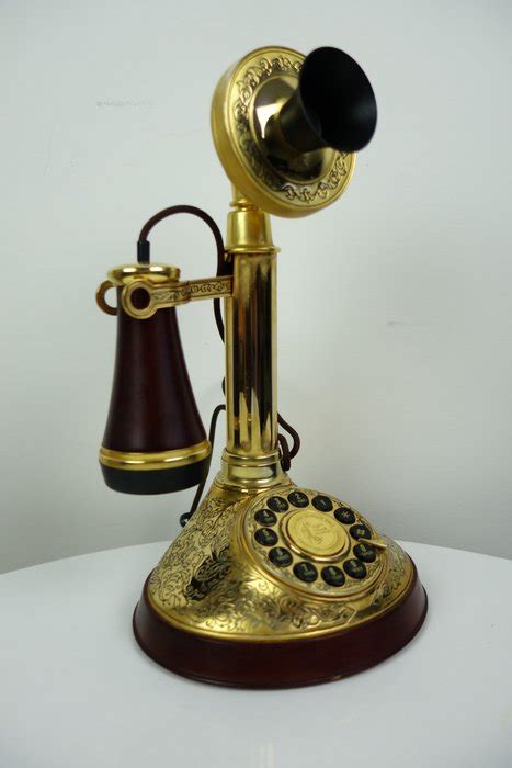 Franklin Mint - Alexander Graham Bell Phone - 24K goud verguld - Catawiki