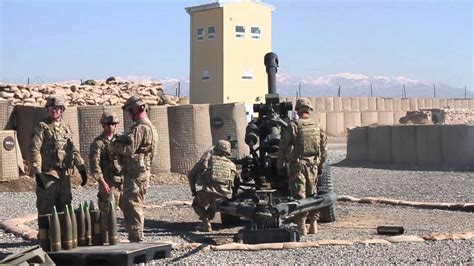 Soldiers Fire M119 Howitzer In Afghanistan - YouTube