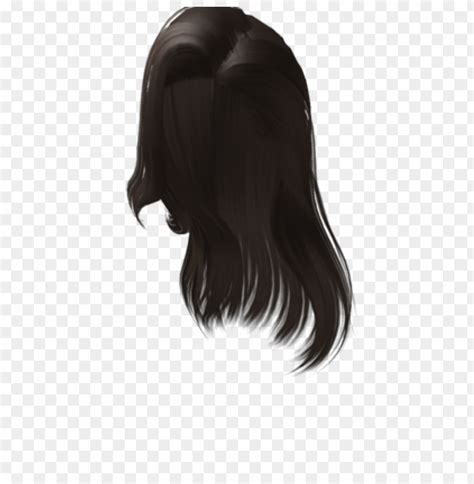 Free Roblox Black Hair PNG Transparent With Clear Background ID 471523 ...