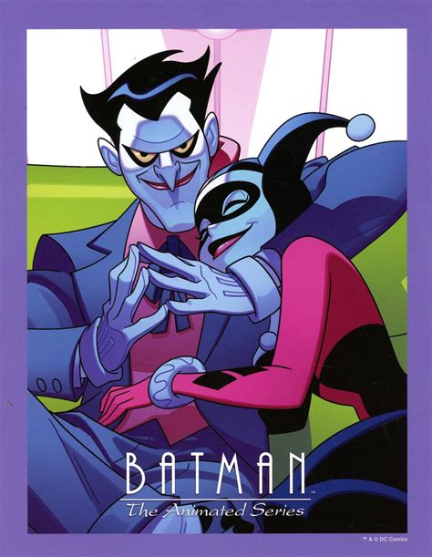 Batman The Animated Series Game Joker & Harley Quinn Mini Print