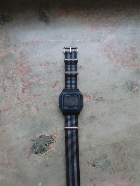 [Casio F-91W] I just modded my terrorist watch. I made the display negative. : Watches