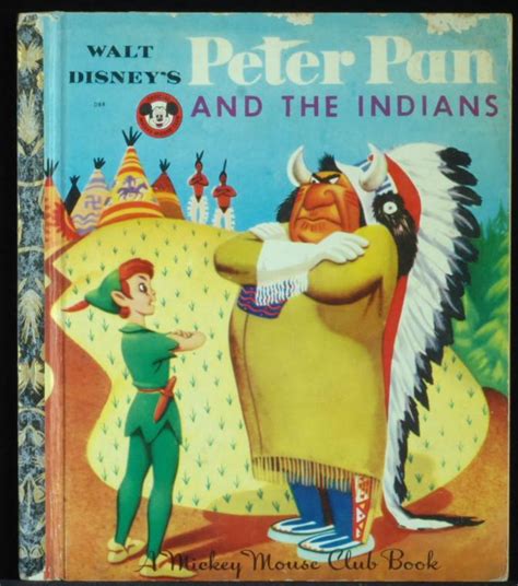 Walt Disney's Peter Pan And The Indians by Bedford Annie North: Very ...