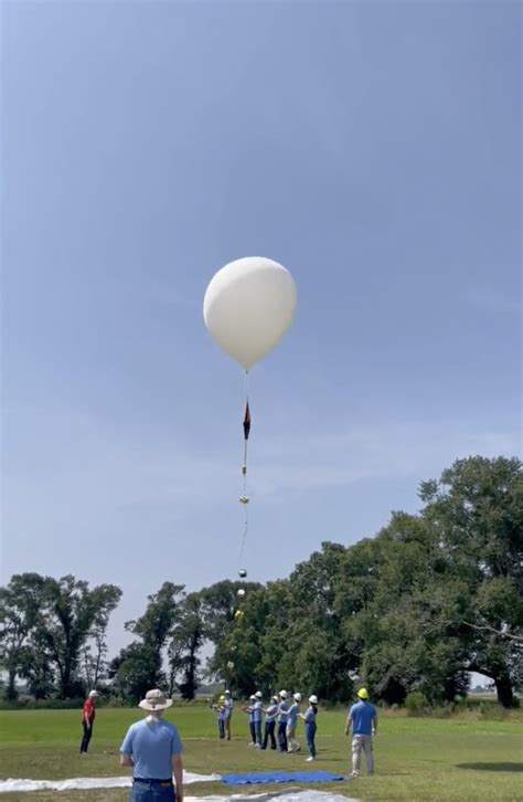 NSU/LSMSA DemonSat-4 balloon launch a success - Northwestern State ...