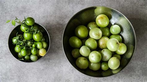 Pickled Green Cherry Tomatoes Recipe Easy | Deporecipe.co