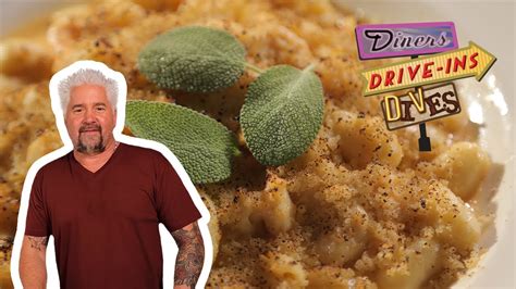 Guy Fieri Eats Truffled Lobster Mac & Cheese | Diners, Drive-Ins and ...