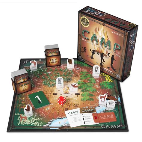 Camp Board Game | Camping Outdoors, Nature Games And Cards, Learn About Animals, Fishing ...