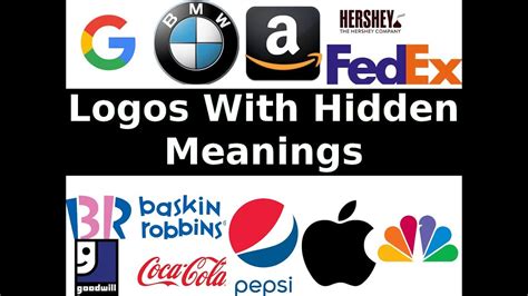 11 Hidden Messages in Company Logos | Secret Messages in Famous Logos - YouTube