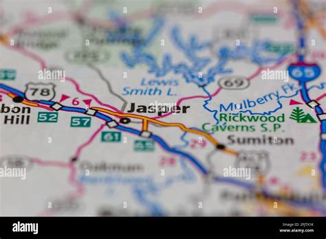 Jasper alabama map hi-res stock photography and images - Alamy