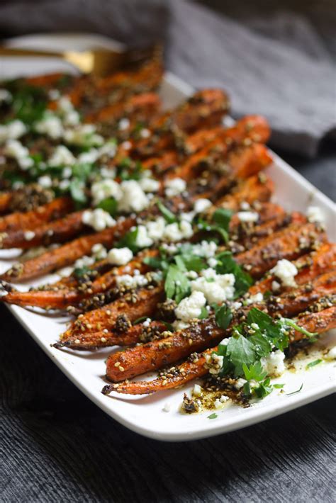 Za’atar Roasted Carrots with Feta & Mint – Raody Recipes