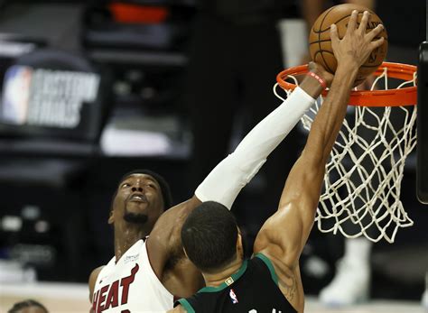 Bam Adebayo's block propels Heat to Game 1 win over Celtics