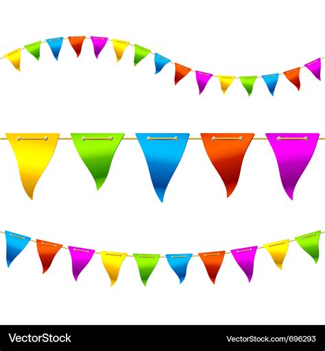 Bunting flags Royalty Free Vector Image - VectorStock