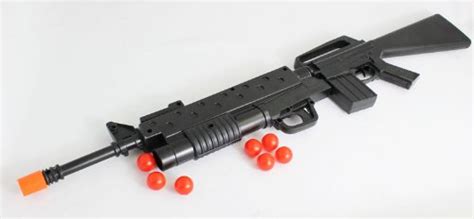 Review M16 Friction Toy Gun with Shooting Grenade Launcher, includes 8 ...